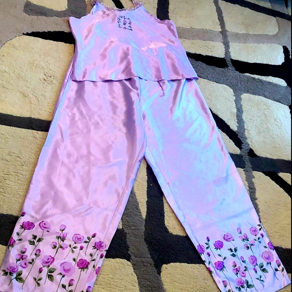 NEW LA FLEUR VIOLET PAJAMAS  Sz L